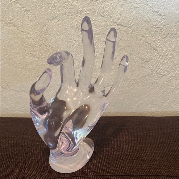 Michael’s Artcraft Store Other - # 0476 - Artistic Lavender Glass Hand Sculpture